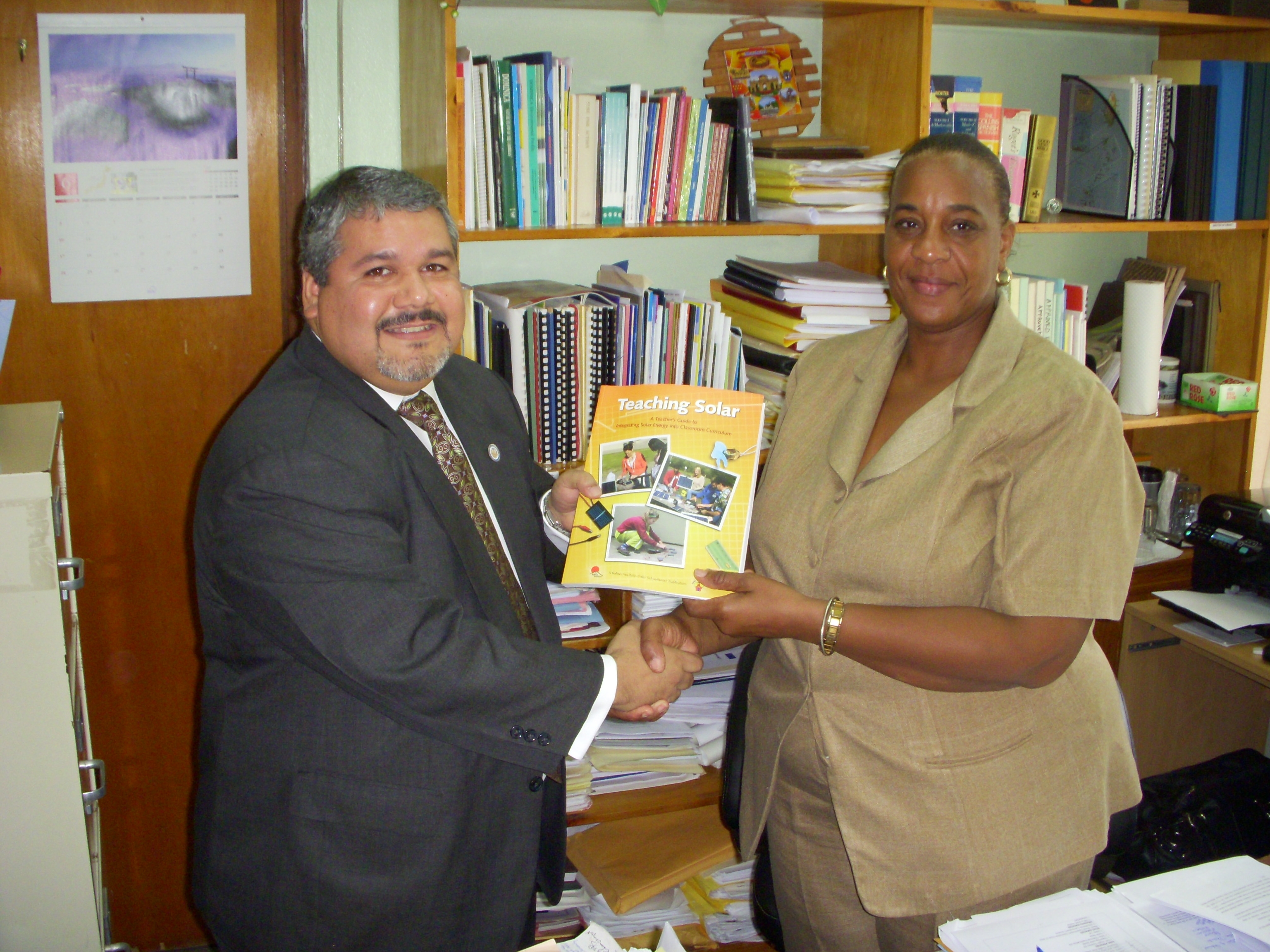 OAS hands over Learning Materials to the Ministry of Education